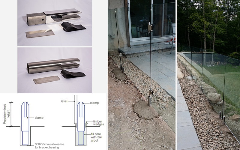 install-frameless-glass-fencing-core-clamps