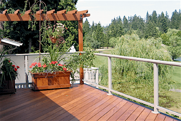 glass railing deck railing-min