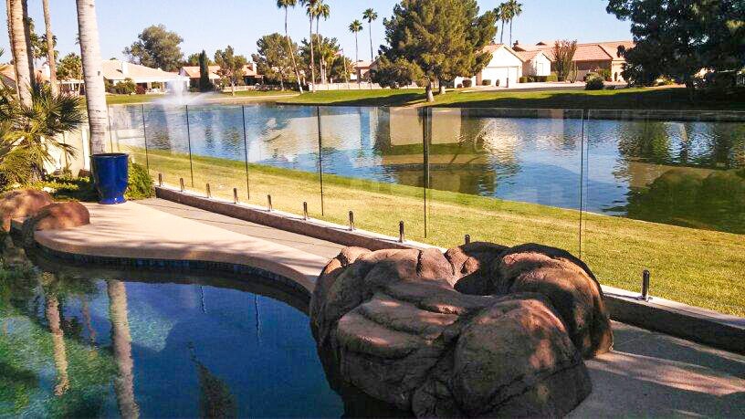 glass pool fence ideas 5