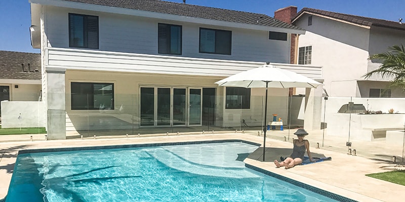 invisible glass pool fencing 3