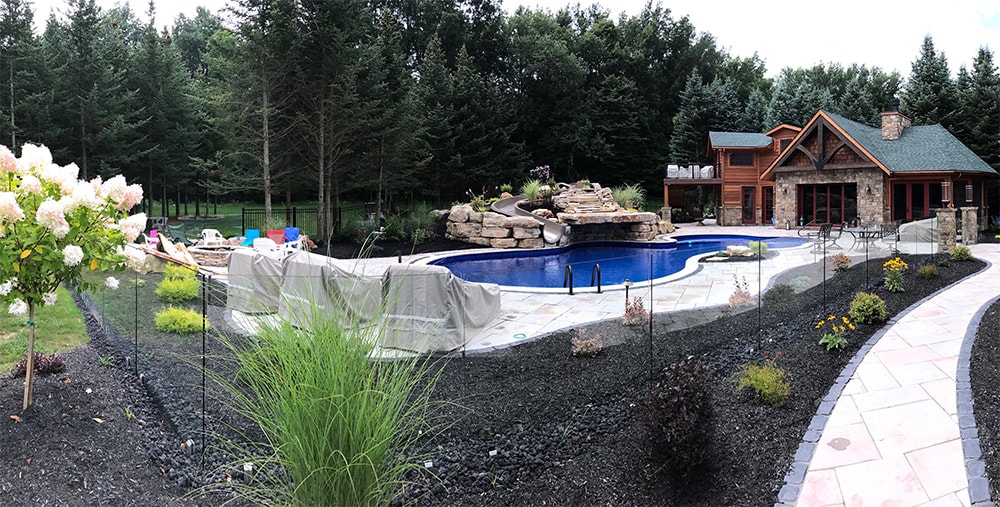 invisible glass pool fencing